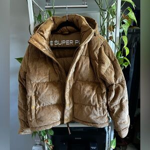 Aritzia super puff jacket, corduroy. Size xs